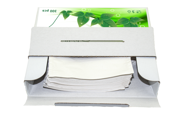 Paper gloves - package contains 300 pcs